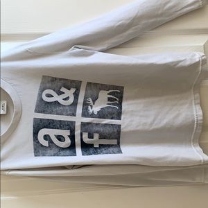 Abercrombie and Fitch long sleeve white top